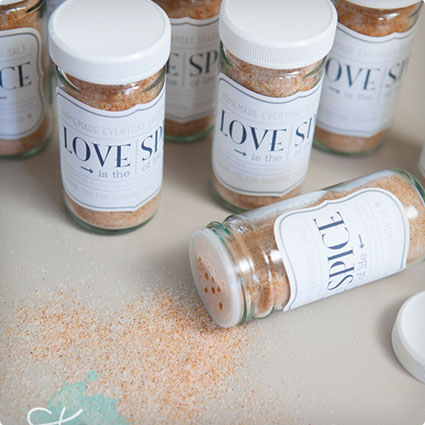 Homemade Love Spice Jar