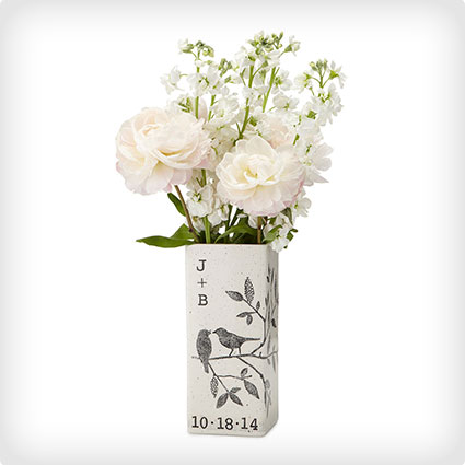 Personalized Songbird Vase