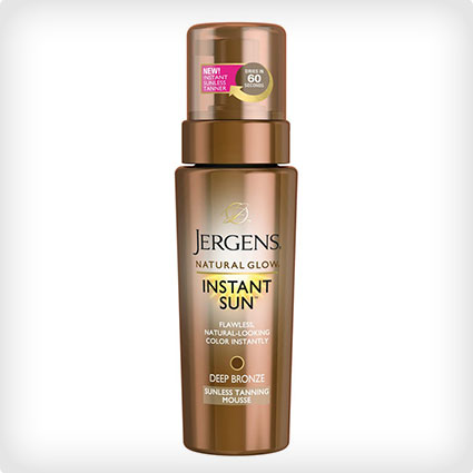 Jergens Natural Glow Instant Sun Sunless Tanning Mousse