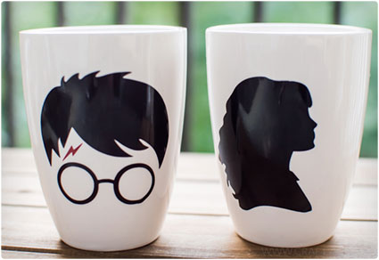 His and Hers Harry Potter Mugs