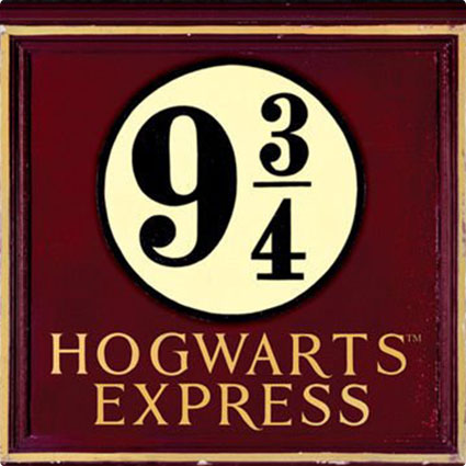 Platform 9 3/4 Decal