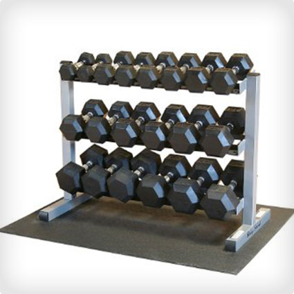 Full Dumbbell Set with Rack