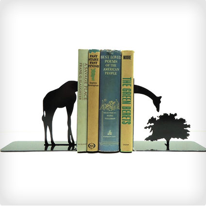 Giraffe Bookends