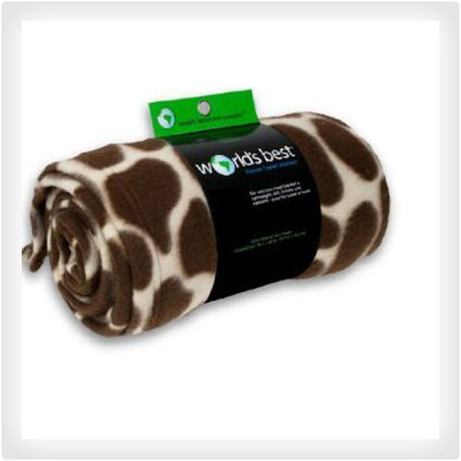 Giraffe Microfleece Travel Towel