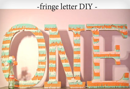 Fringe Letter DIY