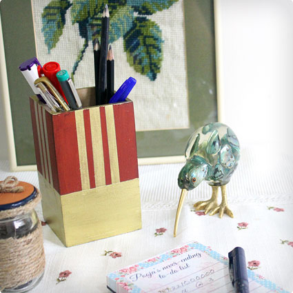 Gilded Pencil Stand