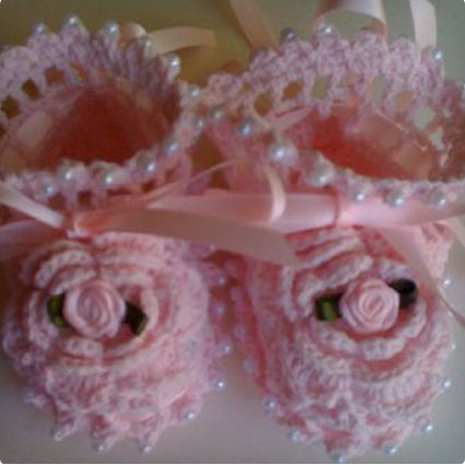 Irish Rose Booties