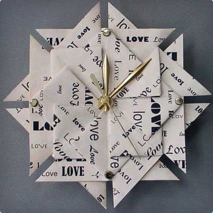 Origami Clock