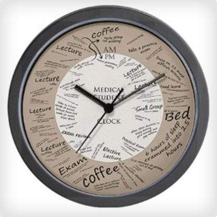 Medical Student Wall Clock