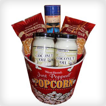 Organic Popcorn Basket