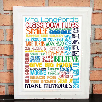 Personalized Classroom Rules