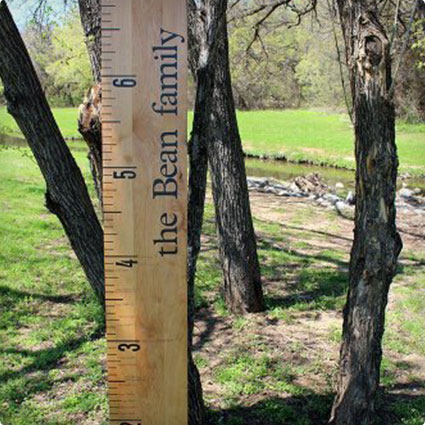 Personalized Outdoor Growth Chart