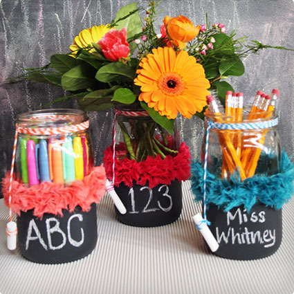 Chalkboard Mason Jars