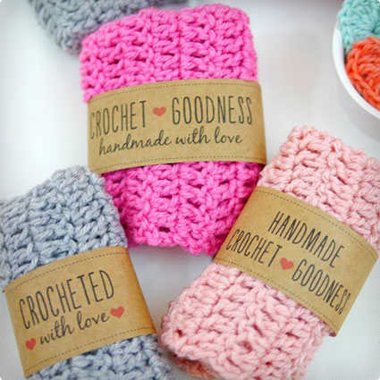 Crochet Craft Labels