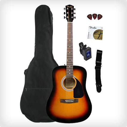 Fender FA-100 Dreadnought Acoustic Guitar Bundle