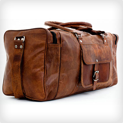 Leather Duffle Bag