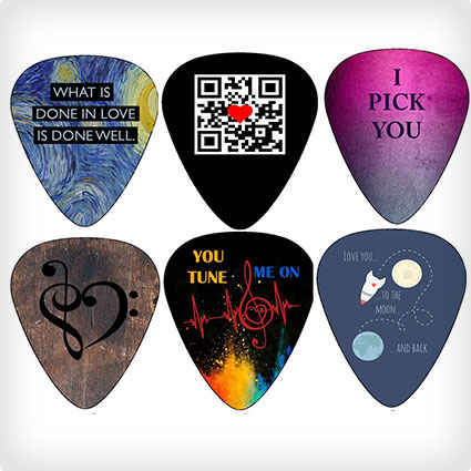 Love Themed Guitar Picks