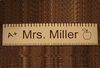 Teacher Name Plate