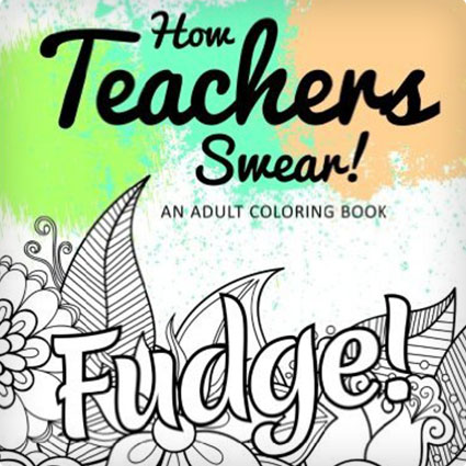 Teacher Swear Words Coloring Book