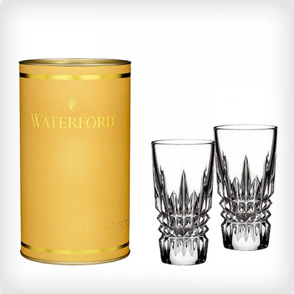 Waterford Crystal Giftology Lismore Diamond Shot Glass Pair