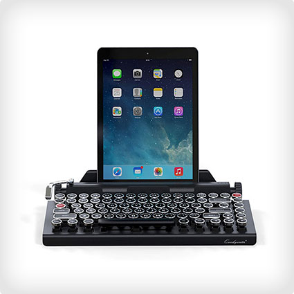 Wireless Mechanical Keyboard with Integrated tablet Stand