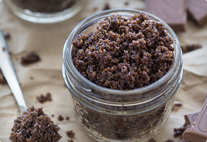 DIY Chocolate Sugar Scrub