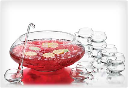 Libbey Punch Bowl Set