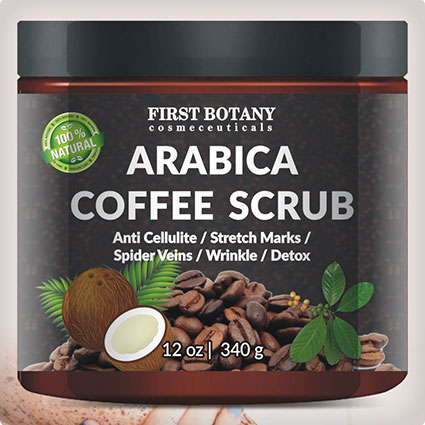 100% Natural Arabica Coffee Scrub