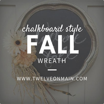 Chalkboard Wreath