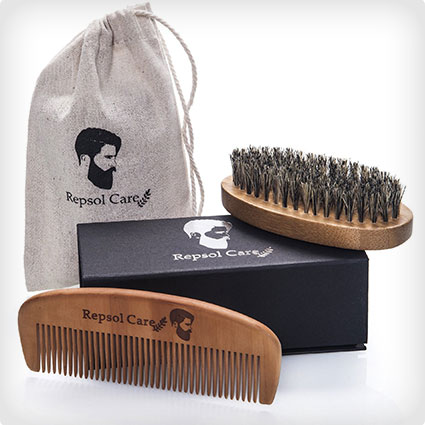 Comb and Brush Beard Kit