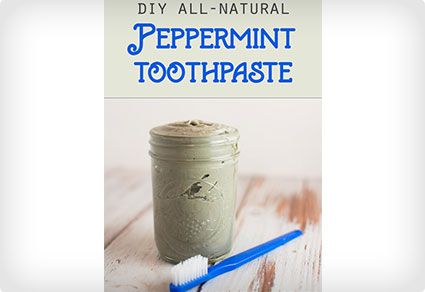 DIY Natural Peppermint Toothpaste