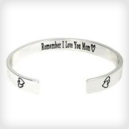 Engraved Stainless Steel Bracelet