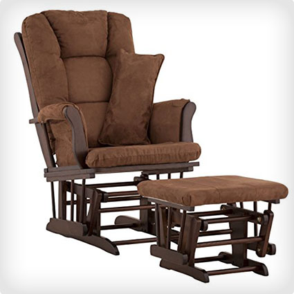 Glider and Ottoman Set