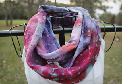 Ice Dyed Infinity Scarf