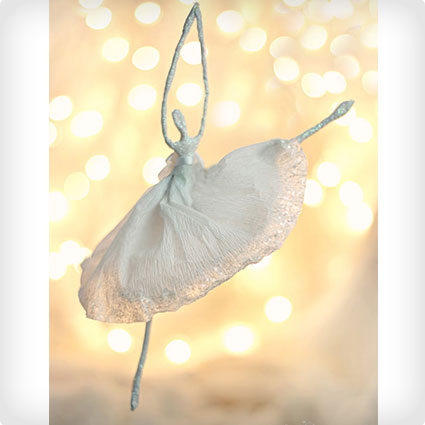 Paper Ballerina Ornament