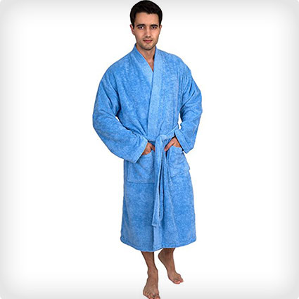 Plush Kimono Bathrobe