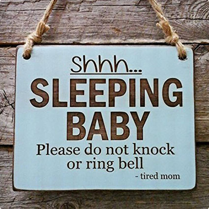 Sleeping Baby Sign