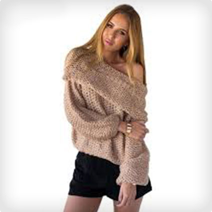 Women's Chic Turtleneck Knitted Poncho