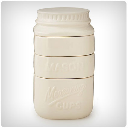 Stackable Mason Jar Measuring Cups