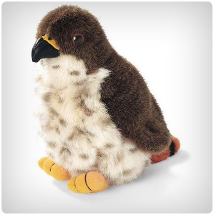 Red-Tailed Hawk Audubon Plush Bird