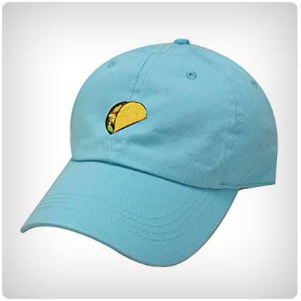 City Hunter Taco Emoji Cotton Baseball Cap Dad Hat