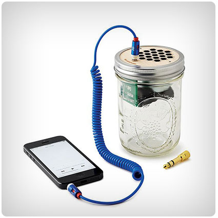 Mason Jar Speaker and Amplifier