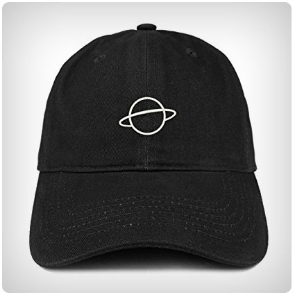 Planet Embroidered Soft Cotton Adjustable Cap