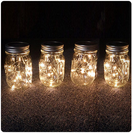 Mason Jar Lights Lid