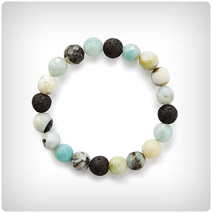 Amazonite Essential Oil Diffuser Bracelet