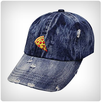 City Hunter Pepperoni Pizza Cotton Baseball Dad Cap