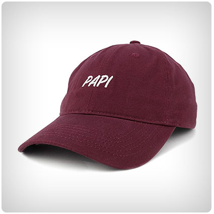 Papi Embroidered Cotton Baseball Cap