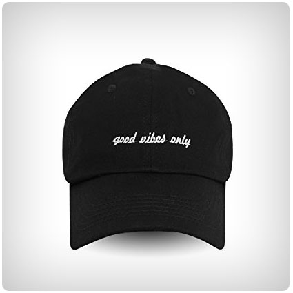 Good Vibes Only Embroidered Dad Hat