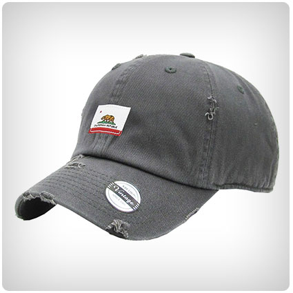 California Republic Flag Baseball Cap