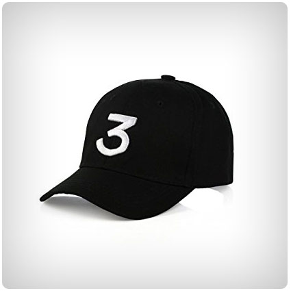 Embroider Hats Number 3 Baseball Cap